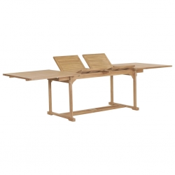9-cz. zestaw mebli do ogrodu, 180-280x100x75 cm, drewno tekowe