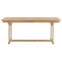 9-cz. zestaw mebli do ogrodu, 180-280x100x75 cm, drewno tekowe