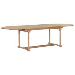 9-cz. zestaw mebli do ogrodu, 180-280x100x75 cm, drewno tekowe
