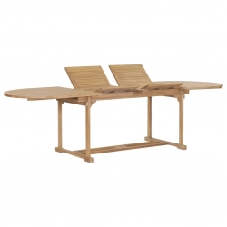 9-cz. zestaw mebli do ogrodu, 180-280x100x75 cm, drewno tekowe