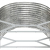 Donica ogrodowa, malowana proszkowo stal, 249x100x68 cm srebrna