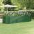 Donica ogrodowa, malowana proszkowo stal, 322x100x68 cm zielona