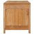 Szafka pod telewizor, 100x30x35 cm, lite drewno tekowe
