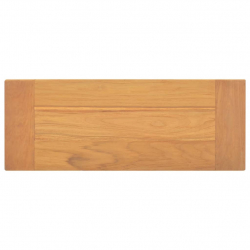 Ławka, 80 cm, lite drewno tekowe