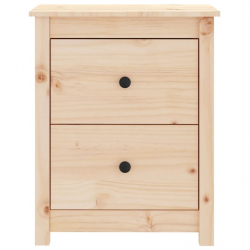 Szafka nocna, 50x35x61,5 cm, lite drewno sosnowe