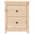 Szafka nocna, 50x35x61,5 cm, lite drewno sosnowe