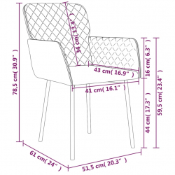 Krzesła stołowe, 2 szt., jasnozielone, obite aksamitem