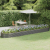 Donica ogrodowa, malowana proszkowo stal, 507x100x36 cm, szara