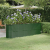 Donica ogrodowa, malowana proszkowo stal, 224x40x68 cm, zielona