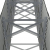 Donica ogrodowa, malowana proszkowo stal, 224x40x68 cm antracyt