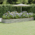 Donica ogrodowa, malowana proszkowo stal, 373x140x36 cm srebrna