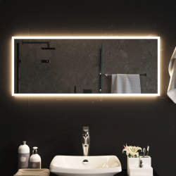 Lustro łazienkowe z LED, 100x40 cm
