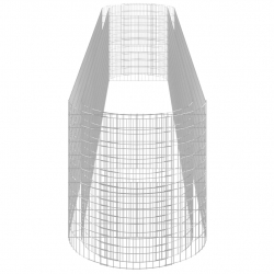Podwyższona donica gabionowa galwanizowane żelazo 600x100x100cm