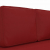 2-osobowa sofa, kolor czerwonego wina, sztuczna skóra