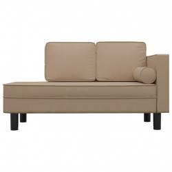 2-osobowa sofa, cappuccino, sztuczna skóra