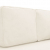 2-osobowa sofa, kremowa, tapicerowana aksamitem