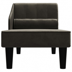 2-osobowa sofa, czarna, tapicerowana aksamitem