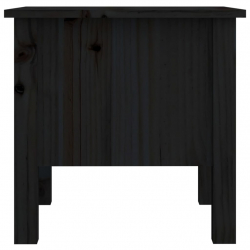 Stoliki boczne, 2 szt., czarne, 40x40x39 cm, drewno sosnowe