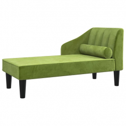 2-osobowa sofa, jasnozielona, tapicerowana aksamitem