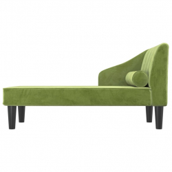 2-osobowa sofa, jasnozielona, tapicerowana aksamitem
