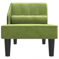 2-osobowa sofa, jasnozielona, tapicerowana aksamitem