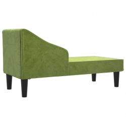 2-osobowa sofa, jasnozielona, tapicerowana aksamitem