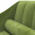 2-osobowa sofa, jasnozielona, tapicerowana aksamitem