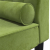 2-osobowa sofa, jasnozielona, tapicerowana aksamitem