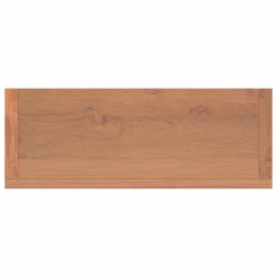 Półki ścienne, 2 szt., 40x15x6 cm, lite drewno tekowe
