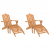 Krzesła ogrodowe Adirondack z podnóżkami, 2 szt., akacjowe