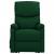 Rozkładany fotel ułatwiający wstawanie, ciemnozielony, tkanina
