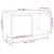 Szafka pod TV, biała, 74x35x44 cm, lite drewno sosnowe