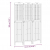 Parawan 3-panelowy, 121,5x2x180 cm, lite drewno akacjowe