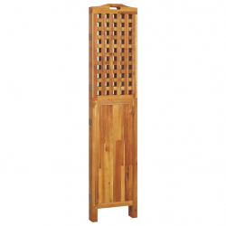 Parawan 4-panelowy, 162x2x180 cm, lite drewno akacjowe