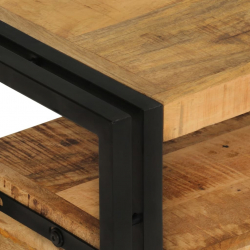 Szafka pod telewizor, 120x30x40 cm, lite drewno mango