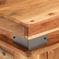 Stolik konsolowy, 110x34x74 cm, lite drewno akacjowe