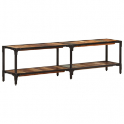Szafka pod telewizor, 150x30x41 cm, lite drewno z odzysku