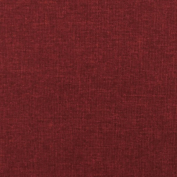 Podnóżek, winna czerwień, 45x29,5x39 cm, tkanina i ekoskóra