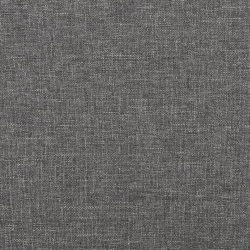 Podnóżek, jasnoszary, 45x29,5x39 cm, tkanina i ekoskóra