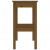 Stolik konsolowy, miodowy brąz, 110x40x75 cm, drewno sosnowe