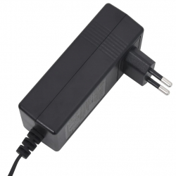 Elektryczny, rozkładany fotel uszak, winna czerwień, ekoskóra