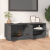 Szafka pod TV, szara, 105x34x40 cm, lite drewno sosnowe