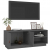 Szafka pod TV, szara, 105x34x40 cm, lite drewno sosnowe