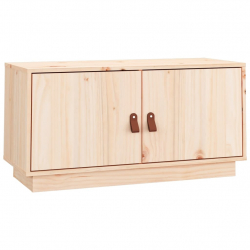 Szafka pod TV, 80x34x40 cm, lite drewno sosnowe