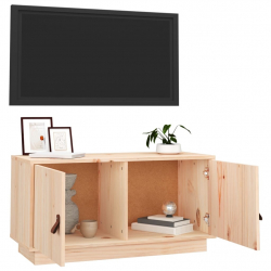 Szafka pod TV, 80x34x40 cm, lite drewno sosnowe