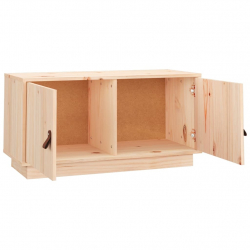 Szafka pod TV, 80x34x40 cm, lite drewno sosnowe