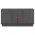 Szafka pod TV, szara, 80x34x40 cm, lite drewno sosnowe