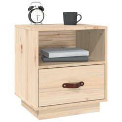 Szafka nocna, 40x34x45 cm, lite drewno sosnowe