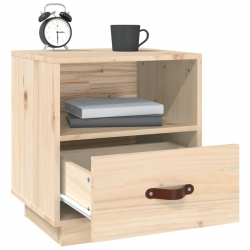 Szafka nocna, 40x34x45 cm, lite drewno sosnowe