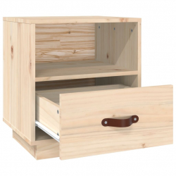Szafka nocna, 40x34x45 cm, lite drewno sosnowe